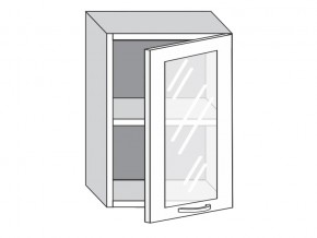 1.50.3 Шкаф настенный (h=720) на 500мм с 1-ой стекл. дверцей в Симе - sim.magazinmebel.ru | фото