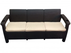 Диван Yalta Sofa 3 Set шоколадный в Симе - sim.magazinmebel.ru | фото