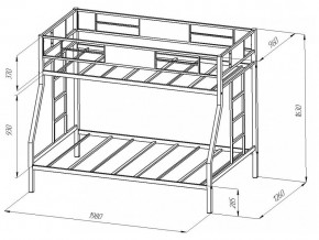 Двухъярусная кровать Гранада Серая в Симе - sim.magazinmebel.ru | фото - изображение 2