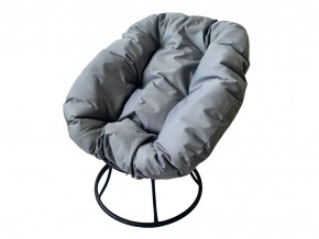 Кресло Пончик без ротанга серая подушка в Симе - sim.magazinmebel.ru | фото
