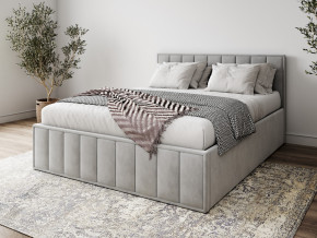 Кровать 1800 Лана серый велюр в Симе - sim.magazinmebel.ru | фото