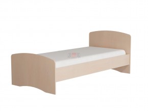 Кровать-4 одинарная 800*1900 млечный дуб в Симе - sim.magazinmebel.ru | фото