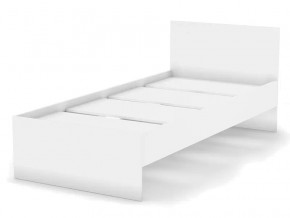 Кровать 900 Лофт белая в Симе - sim.magazinmebel.ru | фото