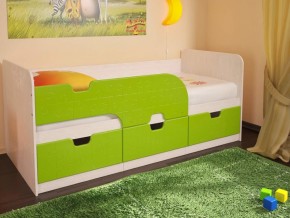 Кровать детская Минима лайм в Симе - sim.magazinmebel.ru | фото