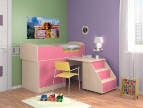 Кровать Дюймовочка 2 Розовая в Симе - sim.magazinmebel.ru | фото