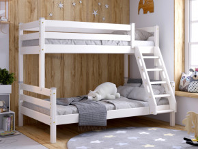 Кровать двухъярусная Адель белый в Симе - sim.magazinmebel.ru | фото