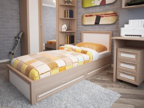 Кровать с настилом Остин модуль 21 с ящиками 24 в Симе - sim.magazinmebel.ru | фото
