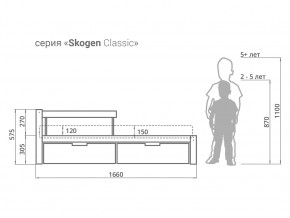 Кровать Svogen classic с ящиками и бортиком дерево в Симе - sim.magazinmebel.ru | фото - изображение 2