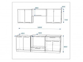 Кухонный гарнитур 7а Грецкий орех 1800 в Симе - sim.magazinmebel.ru | фото - изображение 2