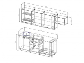 Кухонный гарнитур Лада 2550 в Симе - sim.magazinmebel.ru | фото - изображение 3