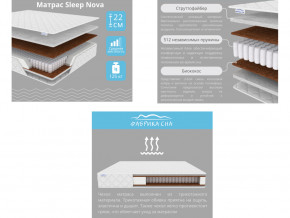 Матрас Sleep Nova шириной 1400 мм в Симе - sim.magazinmebel.ru | фото - изображение 2