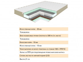 Матрас Тиссая 140х200 в Симе - sim.magazinmebel.ru | фото - изображение 2