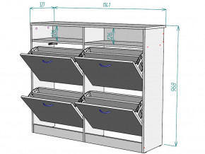 Обувница W51 в Симе - sim.magazinmebel.ru | фото - изображение 3