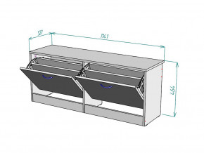 Обувница W55 в Симе - sim.magazinmebel.ru | фото - изображение 3