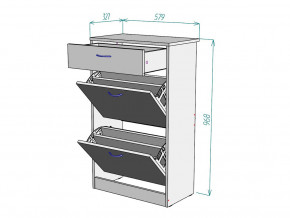 Обувница W58 в Симе - sim.magazinmebel.ru | фото - изображение 3