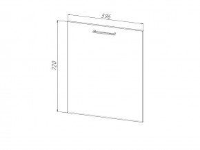 П 60 Комплект для посудомоечной машины 600 мм (цоколь + фасад) ЛДСП в Симе - sim.magazinmebel.ru | фото