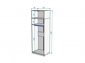 Шкаф Malta light H287 с антресолью HA2 Белый в Симе - sim.magazinmebel.ru | фото - изображение 2