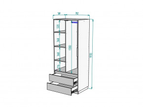 Шкаф Malta light H297 Белый в Симе - sim.magazinmebel.ru | фото - изображение 2