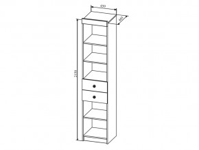 Стеллаж Сканди СД450.1 в Симе - sim.magazinmebel.ru | фото - изображение 2