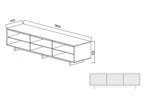 Тумба для ТВА Moderno-1800 Ф4 в Симе - sim.magazinmebel.ru | фото - изображение 4